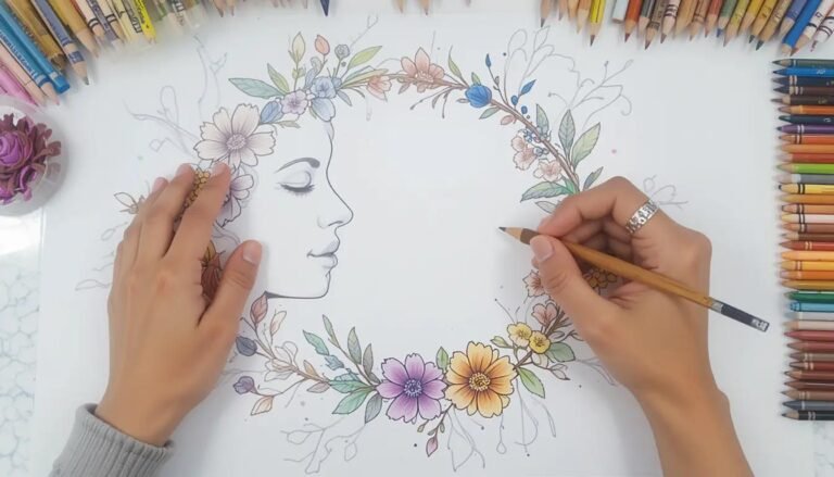  Entdecke die BESTEN Malvorlagen für Blumenranke! Bildidee 