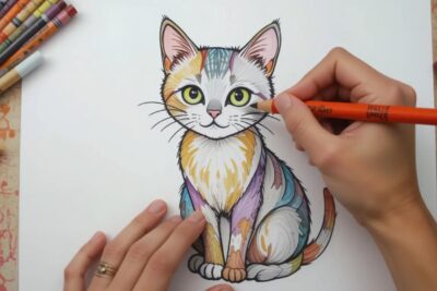 Malvorlage Katze