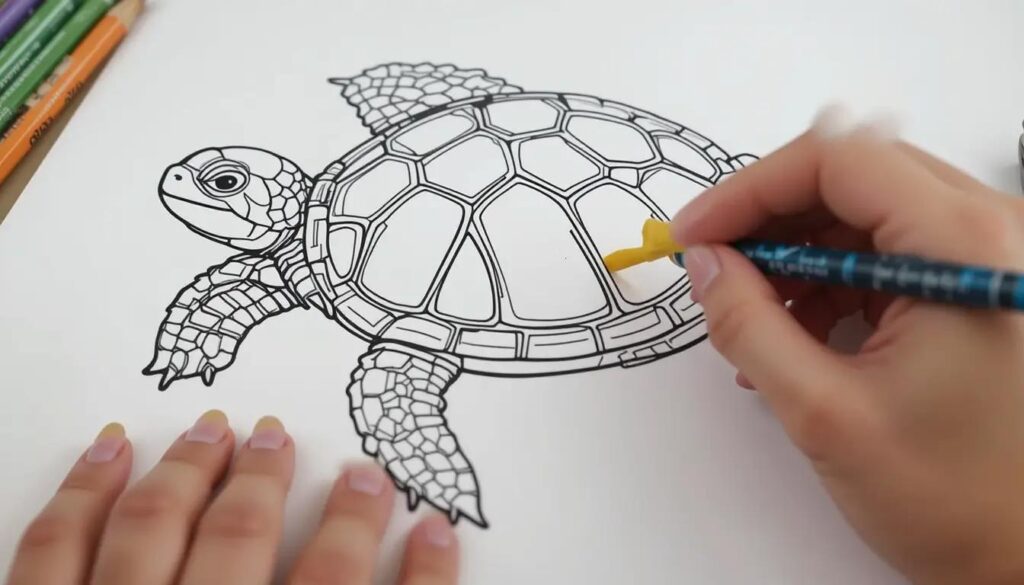 malvorlagen schildkröte