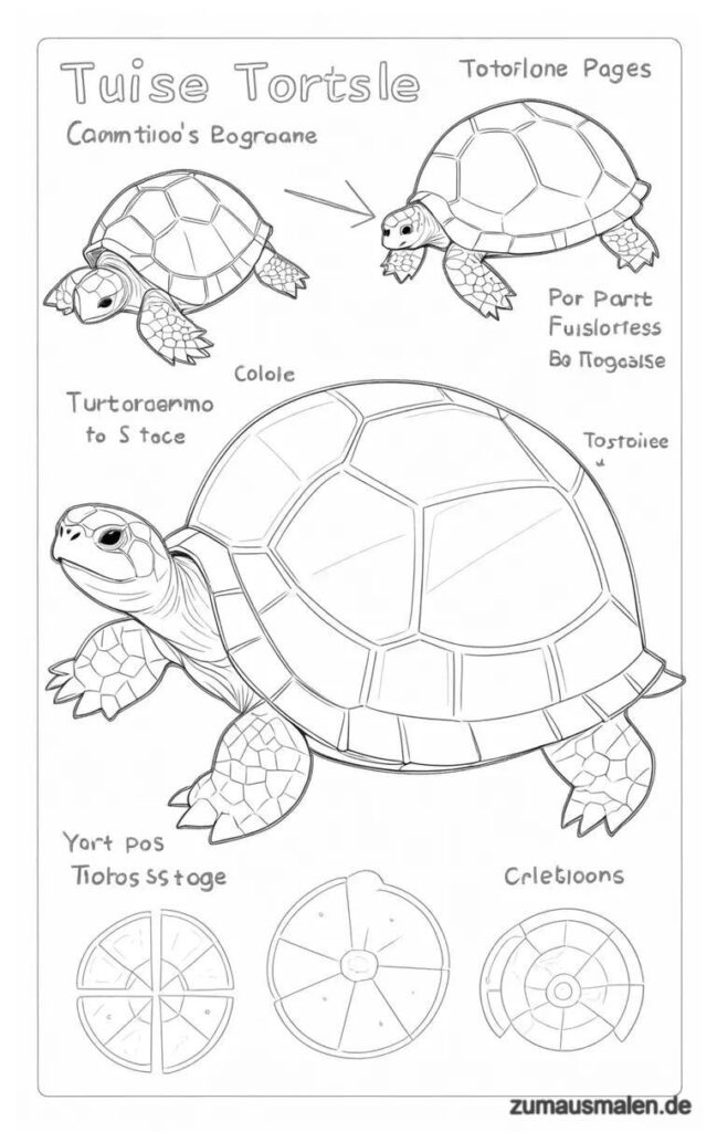 malvorlagen schildkröte (11)