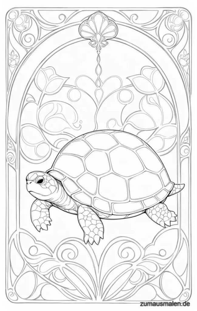 malvorlagen schildkröte (14)