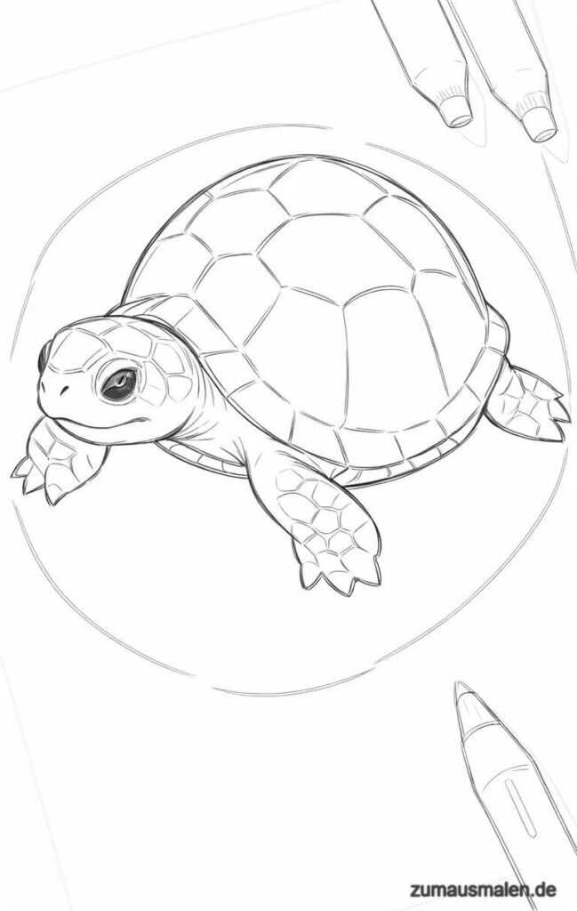 malvorlagen schildkröte (2)