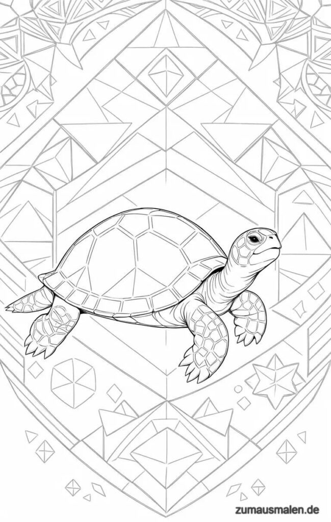 malvorlagen schildkröte (8)
