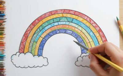regenbogen malvorlage
