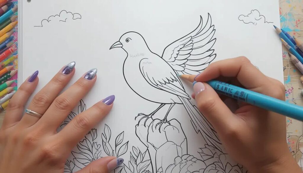 malvorlage vogel